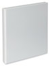 A Picture of product UNV-207421 Universal® Slant D-Ring View Binder 3 Rings, 1" Capacity, 11 x 8.5, White, 12/Carton