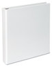 A Picture of product UNV-20744 Universal® Slant D-Ring View Binder 3 Rings, 1.5" Capacity, 11 x 8.5, White, 4/Pack