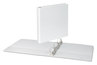 A Picture of product UNV-20744 Universal® Slant D-Ring View Binder 3 Rings, 1.5" Capacity, 11 x 8.5, White, 4/Pack