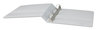 A Picture of product UNV-20744 Universal® Slant D-Ring View Binder 3 Rings, 1.5" Capacity, 11 x 8.5, White, 4/Pack