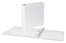 A Picture of product UNV-20746 Universal® Slant D-Ring View Binder 3 Rings, 2" Capacity, 11 x 8.5, White, 4/Pack