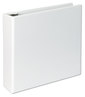 A Picture of product UNV-20748 Universal® Slant D-Ring View Binder 3 Rings, 3" Capacity, 11 x 8.5, White