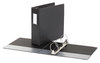 A Picture of product UNV-20791 Universal® Deluxe Non-View D-Ring Binder with Label Holder 3 Rings, 3" Capacity, 11 x 8.5, Black