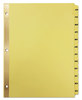 A Picture of product UNV-20814 Universal® Deluxe Preprinted Plastic Coated Tab Dividers with Black Printing 12-Tab, Jan. to Dec., 11 x 8.5, Buff, 1 Set