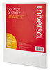 A Picture of product UNV-20815 Universal® Deluxe Write-On/Erasable Tab Index 5-Tab, 11 x 8.5, White, Tabs, 1 Set