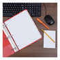 A Picture of product UNV-20818 Universal® Deluxe Write-On/Erasable Tab Index 8-Tab, 11 x 8.5, White, Tabs, 1 Set