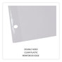 A Picture of product UNV-20818 Universal® Deluxe Write-On/Erasable Tab Index 8-Tab, 11 x 8.5, White, Tabs, 1 Set