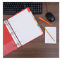 A Picture of product UNV-20819 Universal® Deluxe Write-On/Erasable Tab Index 8-Tab, 11 x 8.5, White, Assorted Tabs, 1 Set