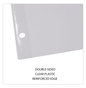 A Picture of product UNV-20819 Universal® Deluxe Write-On/Erasable Tab Index 8-Tab, 11 x 8.5, White, Assorted Tabs, 1 Set