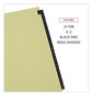 A Picture of product UNV-20821 Universal® Deluxe Preprinted Simulated Leather Tab Dividers with Gold Printing 25-Tab, A to Z, 11 x 8.5, Buff, 1 Set