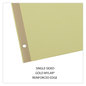 A Picture of product UNV-20822 Universal® Deluxe Preprinted Simulated Leather Tab Dividers with Gold Printing 31-Tab, 1 to 31, 11 x 8.5, Buff, Set