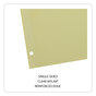 A Picture of product UNV-20841 Universal® Insertable Tab Index 8-Tab, 11 x 8.5, Buff, Clear Tabs, 24 Sets