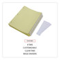 A Picture of product UNV-20841 Universal® Insertable Tab Index 8-Tab, 11 x 8.5, Buff, Clear Tabs, 24 Sets