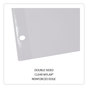 A Picture of product UNV-20845 Universal® Self-Tab Index Dividers 8-Tab, 11 x 8.5, White, 24 Sets
