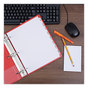 A Picture of product UNV-20845 Universal® Self-Tab Index Dividers 8-Tab, 11 x 8.5, White, 24 Sets
