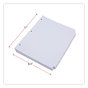 A Picture of product UNV-20845 Universal® Self-Tab Index Dividers 8-Tab, 11 x 8.5, White, 24 Sets