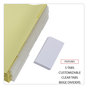 A Picture of product UNV-20861 Universal® Deluxe Extended Insertable Tab Indexes 5-Tab, 11 x 8.5, Buff, Clear Tabs, 24 Sets