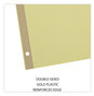 A Picture of product UNV-20890 Universal® Deluxe Extended Insertable Tab Indexes 8-Tab, 11 x 8.5, Buff, Assorted Tabs, 24 Sets