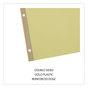A Picture of product UNV-20891 Universal® Deluxe Extended Insertable Tab Indexes 8-Tab, 11 x 8.5, Buff, Clear Tabs, 24 Sets
