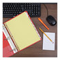 A Picture of product UNV-20891 Universal® Deluxe Extended Insertable Tab Indexes 8-Tab, 11 x 8.5, Buff, Clear Tabs, 24 Sets