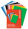 A Picture of product UNV-20900 Universal® Construction Paper 76 lb Text Weight, 9 x 12, Assorted, 200/Pack