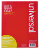 A Picture of product UNV-20921 Universal® Filler Paper 3-Hole, 8.5 x 11, Medium/College Rule, 200/Pack