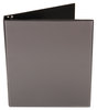 A Picture of product UNV-20961 Universal® Economy Round Ring View Binder 3 Rings, 1" Capacity, 11 x 8.5, Black, 12/Carton