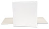 A Picture of product UNV-20972 Universal® Economy Round Ring View Binder 3 Rings, 1.5" Capacity, 11 x 8.5, White, 6/Pack