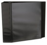 A Picture of product UNV-20995 Universal® Slant D-Ring View Binder 3 Rings, 4" Capacity, 11 x 8.5, Black