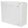 A Picture of product UNV-20997 Universal® Slant D-Ring View Binder 3 Rings, 5" Capacity, 11 x 8.5, White