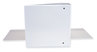 A Picture of product UNV-20997 Universal® Slant D-Ring View Binder 3 Rings, 5" Capacity, 11 x 8.5, White