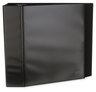 A Picture of product UNV-20998 Universal® Slant D-Ring View Binder 3 Rings, 5" Capacity, 11 x 8.5, Black