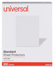 A Picture of product UNV-21122 Universal® Standard Sheet Protector 8.5 x 11, Clear, 200/Box