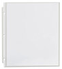 A Picture of product UNV-21127 Universal® Standard Sheet Protector Top-Load Poly Protectors, Nonglare, Economy, Letter, 200/Box