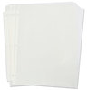 A Picture of product UNV-21127 Universal® Standard Sheet Protector Top-Load Poly Protectors, Nonglare, Economy, Letter, 200/Box
