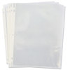 A Picture of product UNV-21130 Universal® Standard Sheet Protector Top-Load Poly Protectors, Economy, Letter, 100/Box