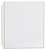 A Picture of product UNV-21130 Universal® Standard Sheet Protector Top-Load Poly Protectors, Economy, Letter, 100/Box