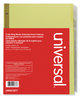 A Picture of product UNV-21877 Universal® Deluxe Extended Insertable Tab Indexes 8-Tab, 11 x 8.5, Buff, Clear Tabs, 6 Sets