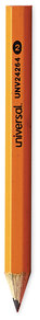 Universal™ Golf & Pew Pencil and HB (#2), Black Lead, Yellow Barrel, 144/Box