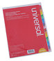 A Picture of product UNV-24814 Universal® Deluxe Table of Contents Dividers for Printers 31-Tab, 1 to 31, 11 x 8.5, White, Set