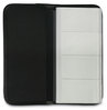 A Picture of product UNV-26850 Universal® Business Card Holder Holds 160 3.5 x 2 Cards, 4.75 10.13, Vinyl, Black