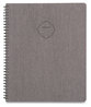 A Picture of product AAG-75955L05 AT-A-GLANCE® Elevation Linen Weekly/Monthly Planner 11 x 8.5, Charcoal Cover, 12-Month (Jan to Dec): 2023