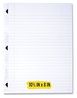 A Picture of product ACC-1506 Five Star® Reinforced Filler Paper 3-Hole, 8 x 10.5, Wide/Legal Rule, 100/Pack