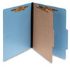 A Picture of product ACC-15642 ACCO ColorLife® PRESSTEX® Classification Folders 2" Expansion, 1 Divider, 4 Fasteners, Letter Size, Light Blue Exterior, 10/Box
