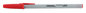 A Picture of product UNV-27412 Universal™ Ballpoint Stick Pen Medium 1 mm, Red Ink, Gray/Red Barrel, Dozen