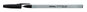 A Picture of product UNV-27420 Universal™ Ballpoint Stick Pen Fine 0.7 mm, Black Ink, Gray/Black Barrel, Dozen