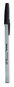 A Picture of product UNV-27420 Universal™ Ballpoint Stick Pen Fine 0.7 mm, Black Ink, Gray/Black Barrel, Dozen