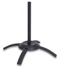 A Picture of product ABA-PMCLEON Alba™ CLEO Coat Stand Alone Rack, Ten Knobs, Steel/Plastic, 19.75w x 19.75d 68.9h, Black