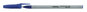 A Picture of product UNV-27421 Universal™ Ballpoint Stick Pen Fine 0.7 mm, Blue Ink, Gray/Blue Barrel, Dozen