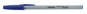 A Picture of product UNV-27421 Universal™ Ballpoint Stick Pen Fine 0.7 mm, Blue Ink, Gray/Blue Barrel, Dozen